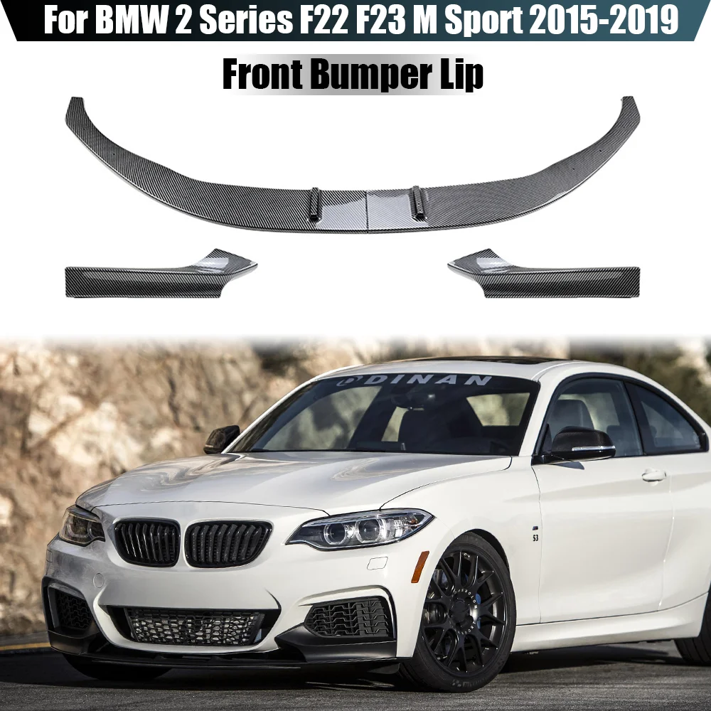 Auto Paraurti Anteriore Splitter Lip Diffusore Body Kit Spoiler Guard Per Bmw Serie 2 F22 F23 220I 220D 230I M240I M Sport 2015-2019