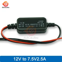 Waterproof 12V to 5V/9V DC Step Down Converter with Auto Protection and LED Current Stabilizer (7.5V)