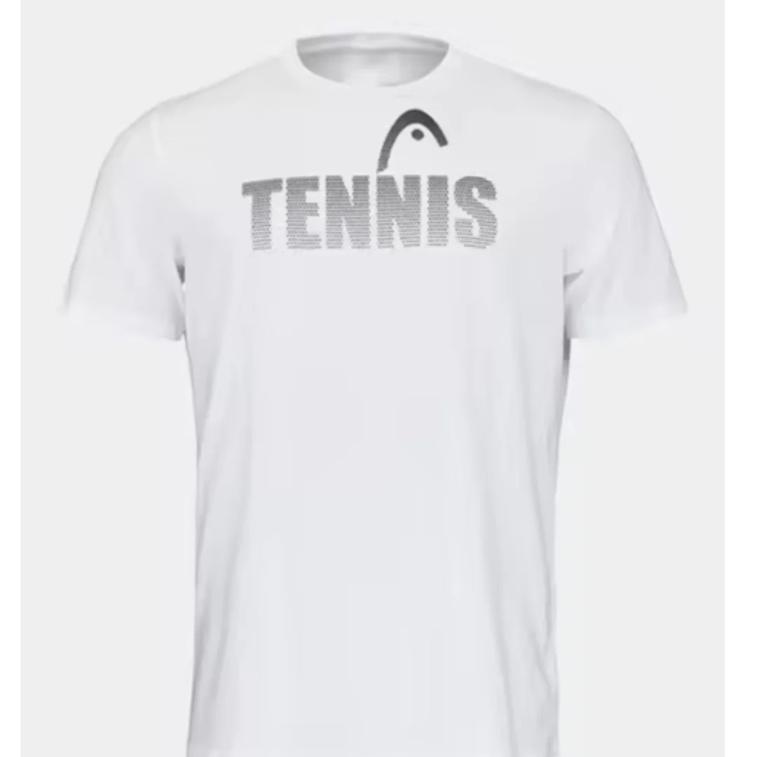 Men's O-Neck Short-Sleeved T-Shirt Head Tennis Shirt Table Tennis Badminton T-Shirt Tracksuit Breathable and Light Casual Tshirt 4