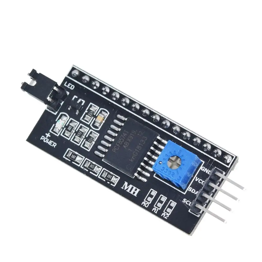 TZT IIC I2C TWI SPI Serial Interface Board Port 1602 2004 LCD LCD1602 Adapter Plate LCD Adapter Converter Module PCF8574
