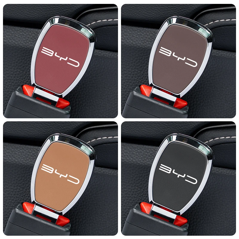 Seat Belt Extender Car Seat Belt Extender Buckle Safety Belt Cover Accessories for BYD Atto E6 Tang E3 E9 F3 Song F3R Qing Yuan D1 S6 F0 E5 E2 E1