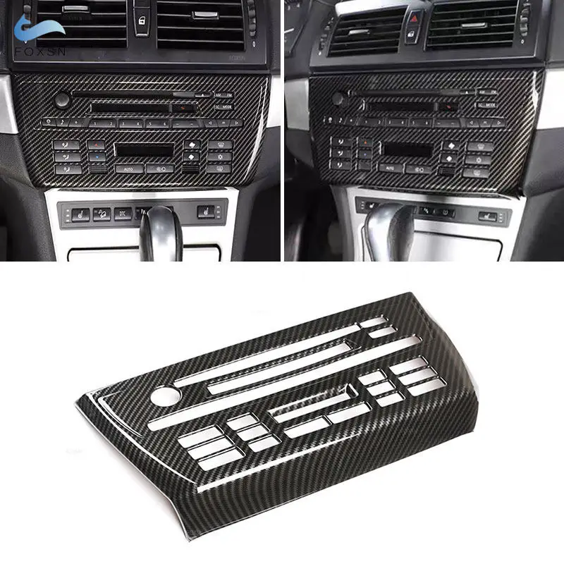 

For BMW X3 E83 2006 2007 2008 2009 2010 ABS Car Center Console Air Condition Volume Button AUTO CD Panel Frame Cover Trim
