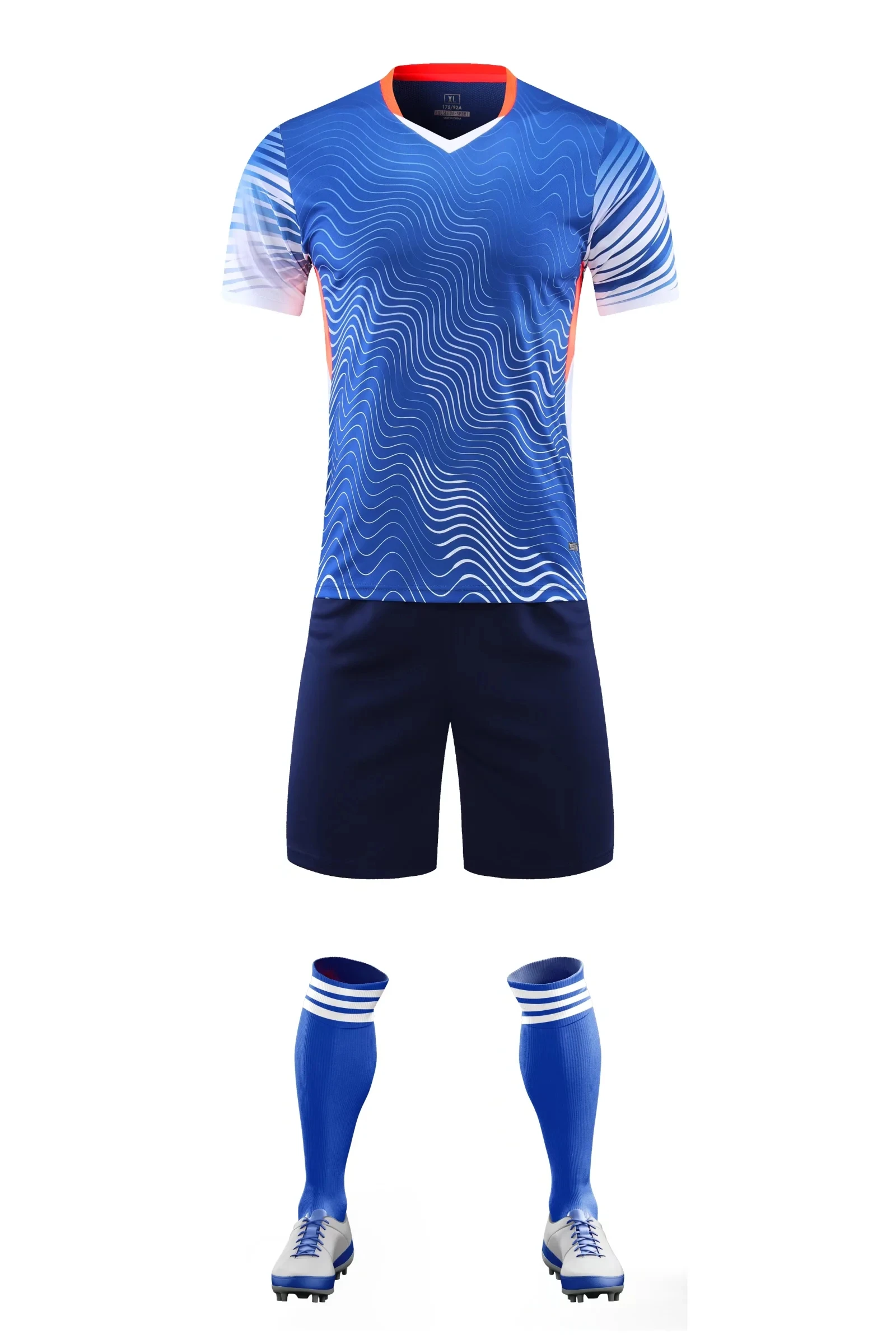 New Design Men Soccer Wear uniforms High Quality Soccer Uniforms Sets Breathable Blank Uniform