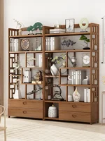 Chinese-style multi-treasure pavilion non-solid wood ornament display cabinet 2