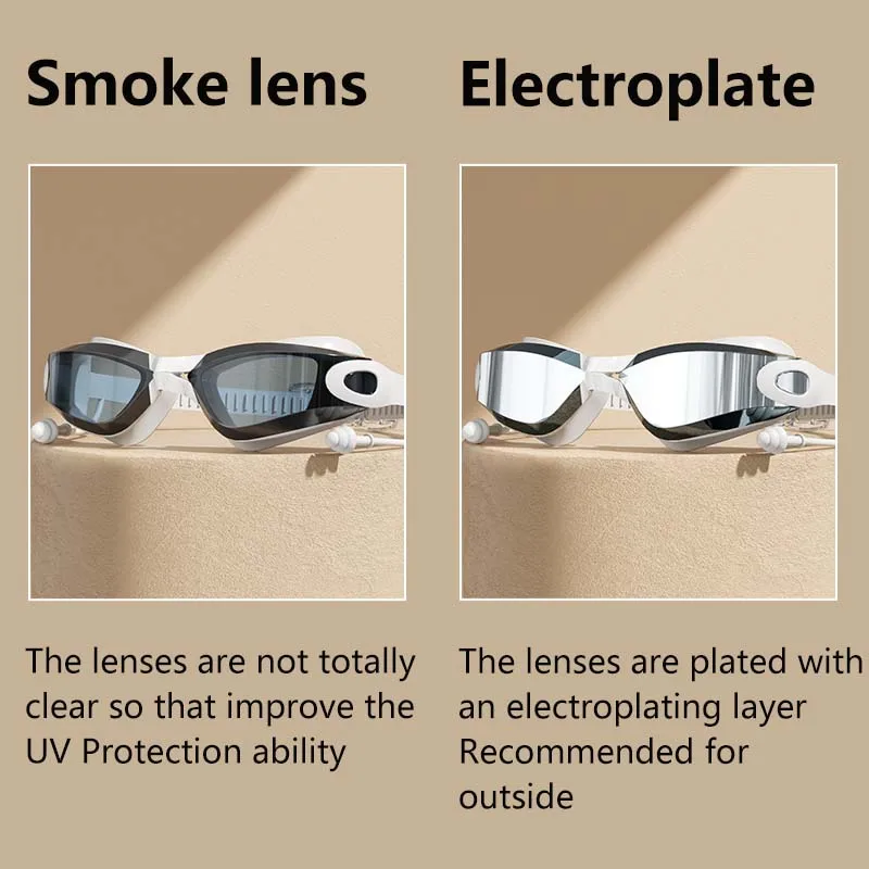 New Swimming Goggles Anti-fog Waterproof UV Protection Professional Adults Swim Goggles Men and Women 5