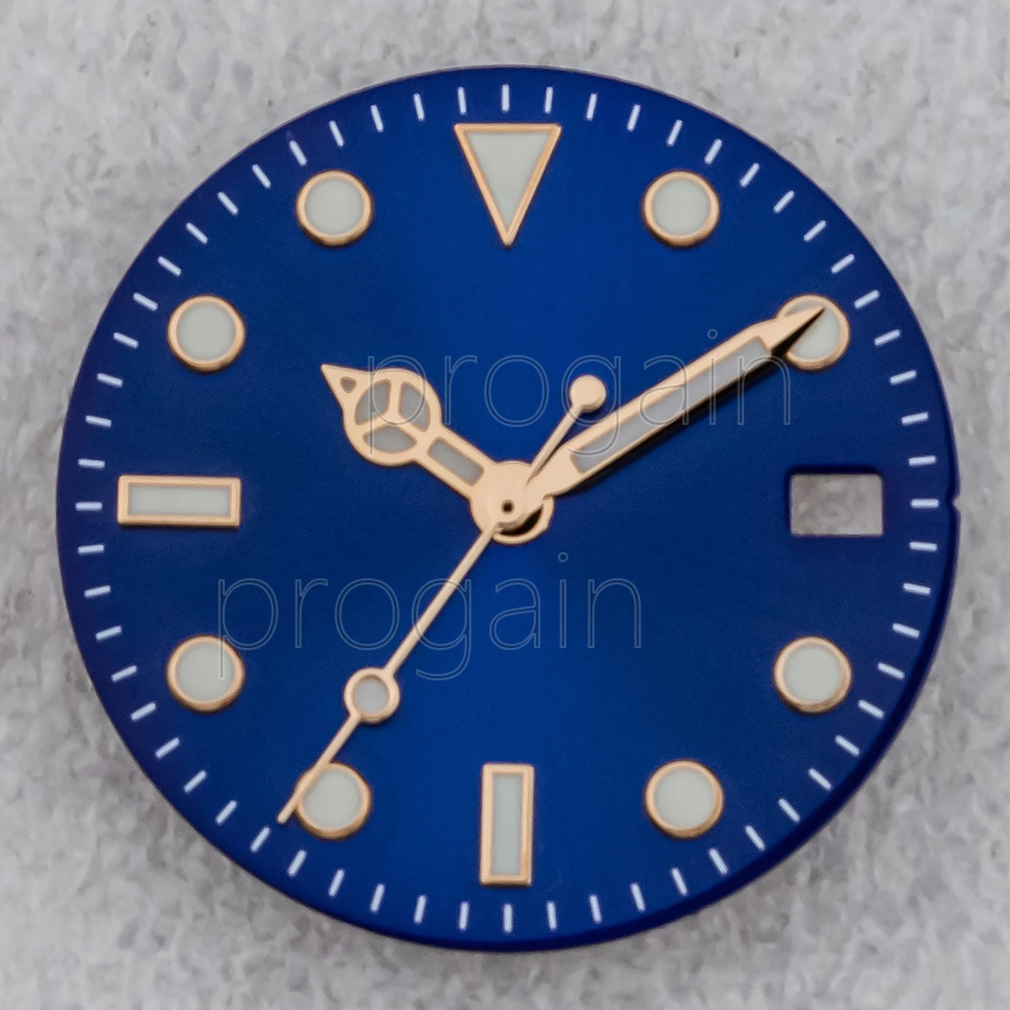 Luxury 40MM Full Diamond Stainless Steel Watch Case with Sapphire Crystal Glass