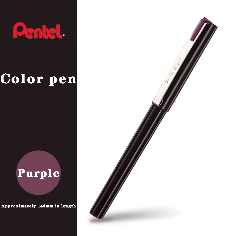 Pentel Arts Stylo Sketch Pen, Black, Box of 12 (JM20-AE)