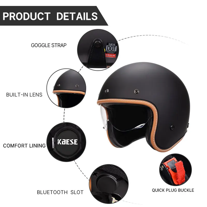 淮 Ʈ 3/4  ̽   , ο Ƽ Ʈ ,  DOT ECE  Casco, ǰ