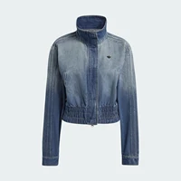 Veste en jean tissée sport à col montant pour femme Adidas Clover authentique KE1072 4