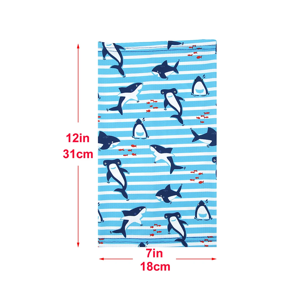 Random 6PCS Cute autumn and winter scarf for boys, windproof, warm and multi-functional
