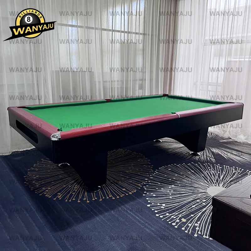 Factory Superior Billiard Table Black 8 Foot 9FT Pool Table Billiard