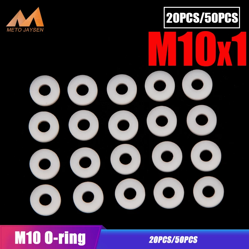 

High Pressure PTFE M8 M10 O-Ring Gasket Air Seal Sealing for Mini Gauge Quick Fittings Coupler Socket
