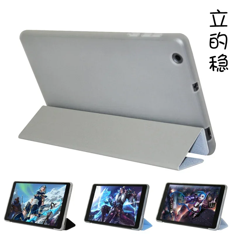 Ultra Thin Three-Fold Stand Case - Soft TPU Drop-Resistant Cover