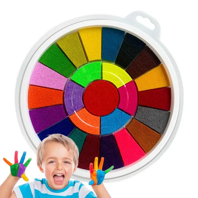 

Finger Painting Pad Kids Finger Paint Tool Kit Kids Washable Finger Painting Set for Children Kids Ages 4-8 Boys and Girls