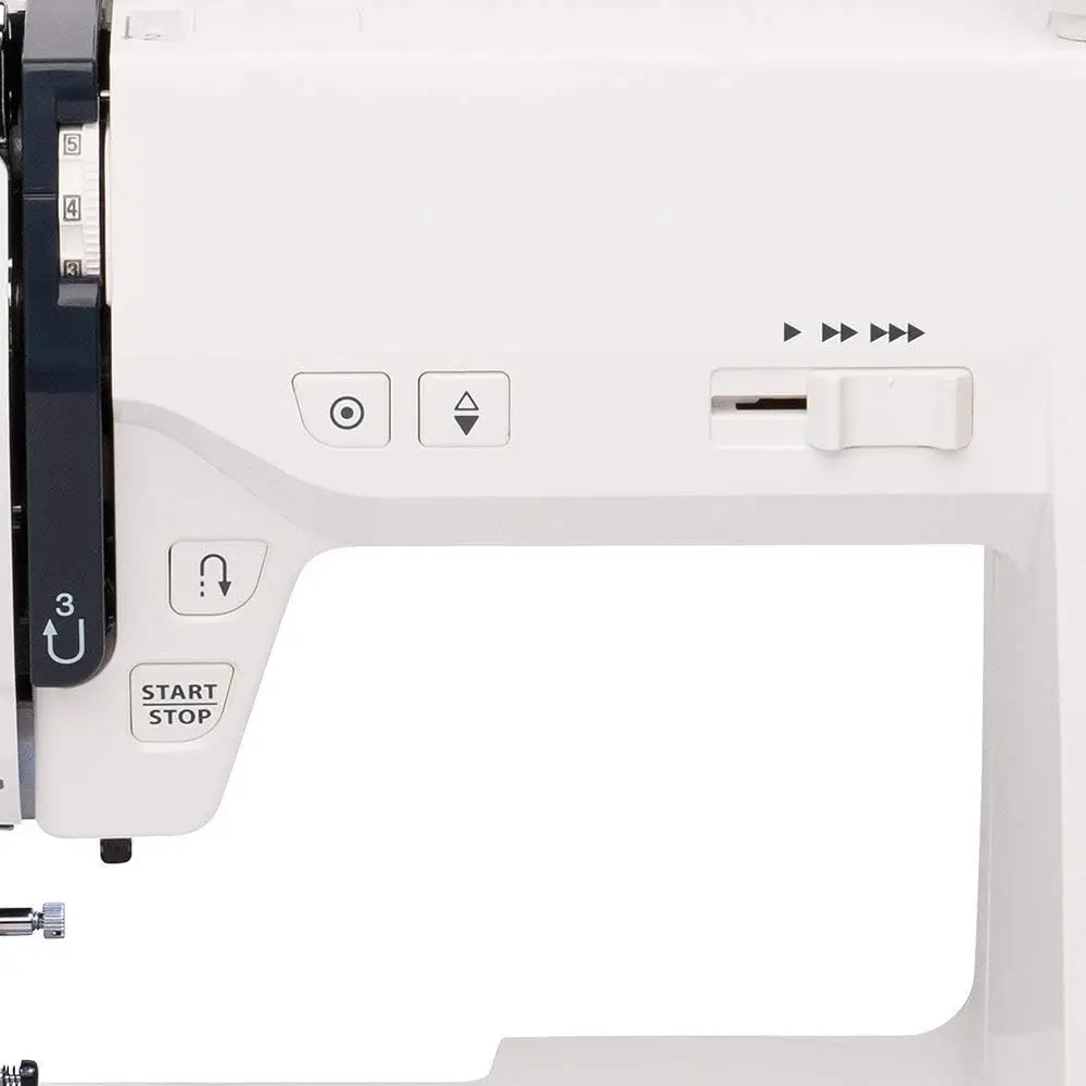 JW8100 Fully-Featured Computerized Sewing Machine with 100 Stitches, 7 Buttonholes, Hard Cover, Extension Table and 22 Accessori