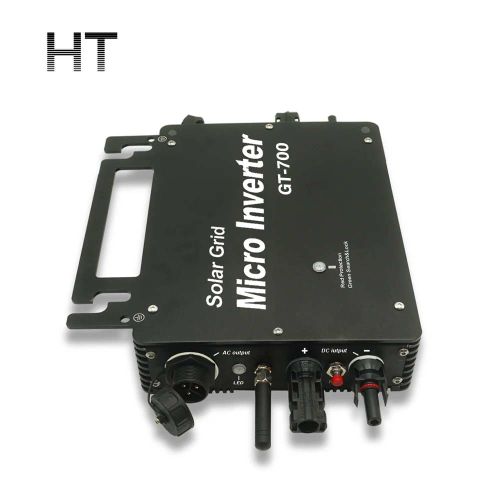 Ht Mikro-Wechsel Richter 700W Wifi Impermeabile Ip66 Pannello Solare Microinverter Micro Inverter Produttore Con Rohs Ce Vde Iec