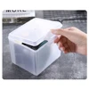 New Transparent Storage Box Organizer Small Card Holder Jewelry Case Plastic Storage Box Container Mini Boxes Packaging Case 1