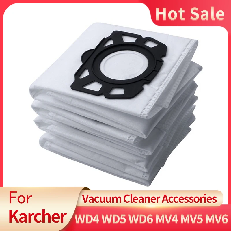 10 Pcs Vacuum Cleaner Bag Karcher Vacuum Cleaner Bag Wd4 Wd5 Wd6