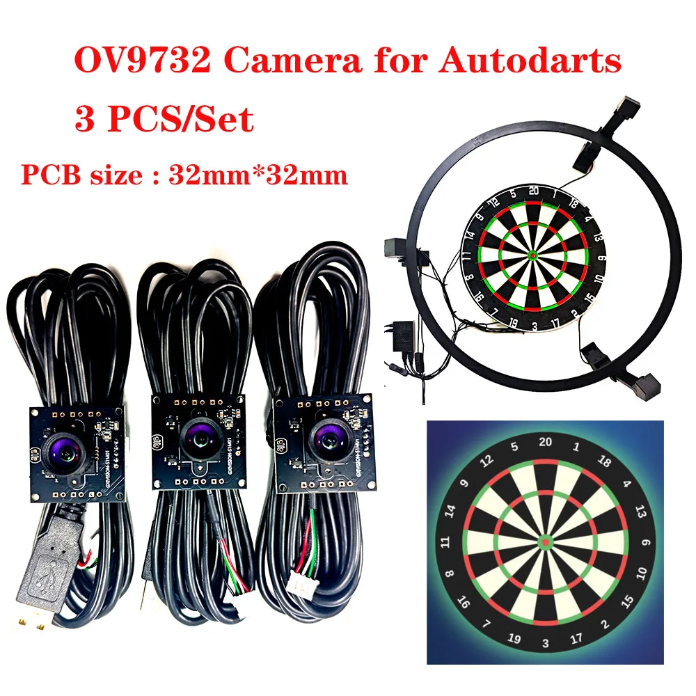 Autodarts Camera OV9732 GXIVISION 1M/2M USB cable 1MP 1280*720 30fps Camera module accuracy rate above 99%