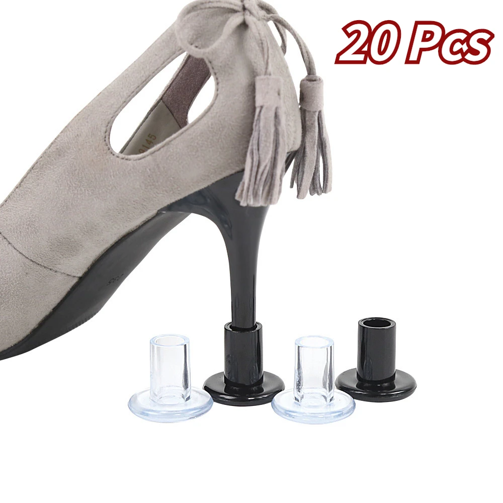 10 Pairs High Heel Protectors Latin Stiletto Dancing Covers Heel