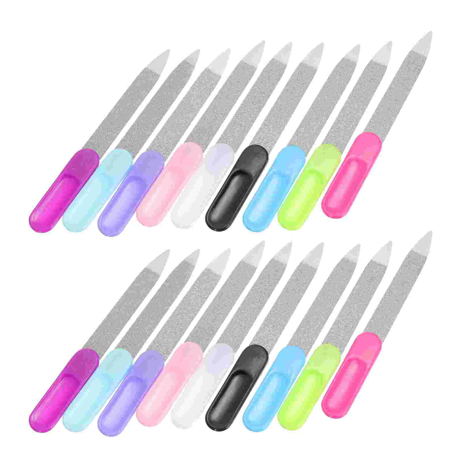 

27 Pcs Nail File Buffer Toenails Pedicure Files Gel Polish Manicure Tools Glass