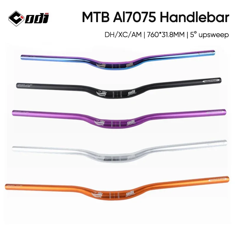 

ODI Mountain Bike Handlebar 31.8mm 760mm XC AM DH Bicycle High-Strength Aluminum Alloy MTB Riser Bar Cycling Parts