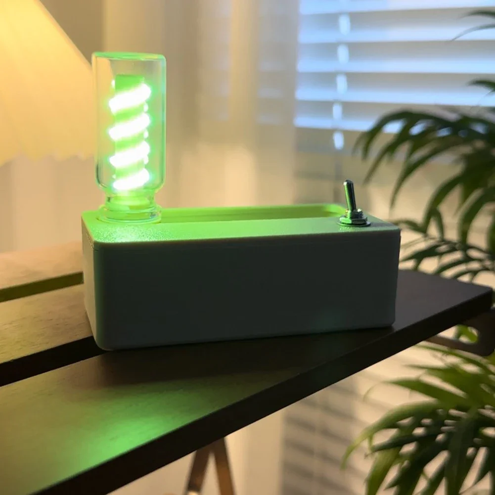 Magnetic Suction Lamp Relieve Stress Manual Mechanical Flip Flexible Light Table Night Light Ornament for Indoor Outdoor