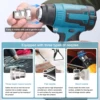 Cordless Handheld Hot Air Heating Machine Lithium Rechargeable Heating Equipment High Temperature Power Tool with 3 Nozzles 4