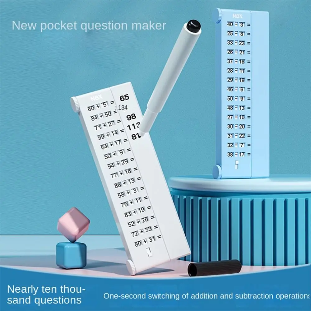 

School Mathematics Exercise Math Practice Roller Math Scroll Questioner Arithmetic Questioner Math Calculating Tool