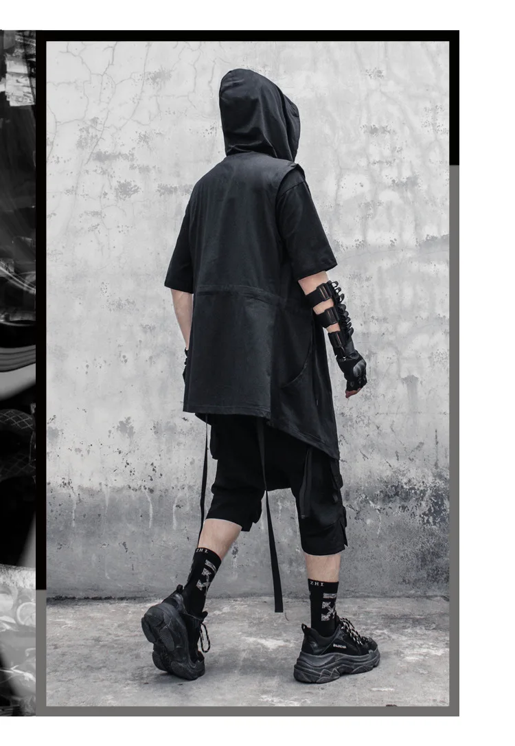 Punk Hip Hop Trench Coat 2
