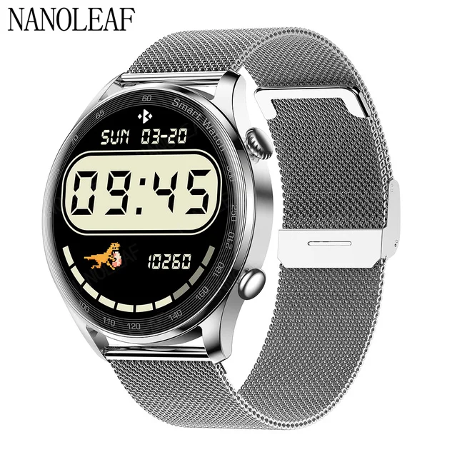 Smart Watch Touch Screen Music Play Custom Dial Health Sleep Monitor Wristwatches Men Women Compatible with Bluetooth Calling 