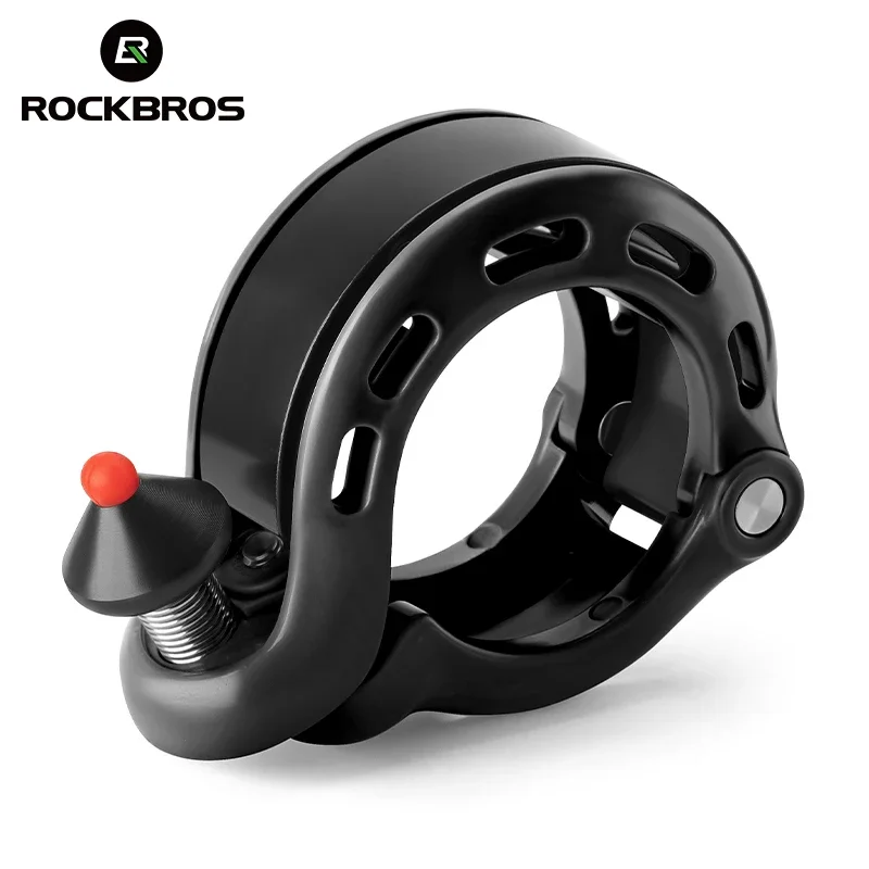 ROCKBROS Bicycle Bell Aluminium Alloy MTB Road Bike Horn Bike Ring Safety Cycling Handlebar Bicycle Hidden Alarm Accessory