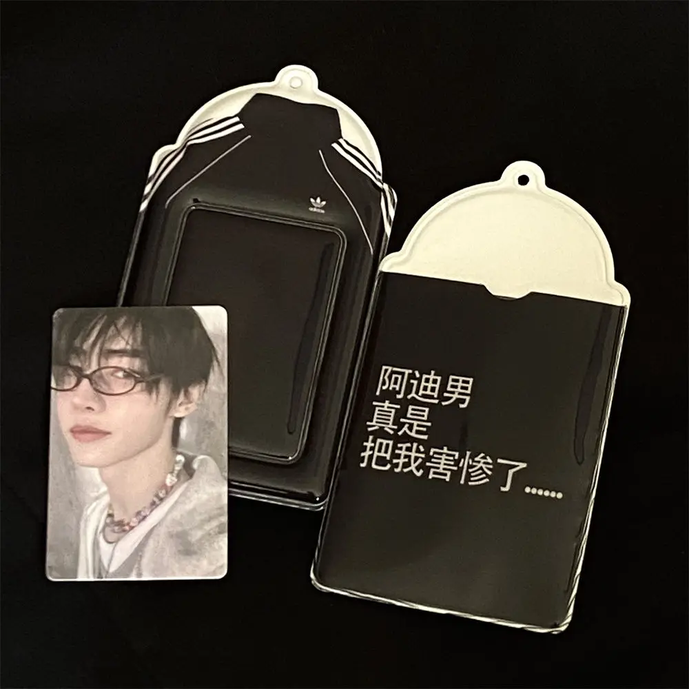 푸지푸지 오리지널 남성용 아디 카드 홀더 인스 스타일 스타 체이저 3인치 즉석 카메라 보호 펜던트 케이스 PVC 소재