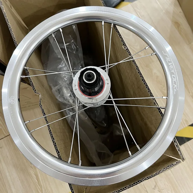 어린이 접이식 자전거에 적합한 SILVEROCK SR30A-HUB001 합금 디스크 휠