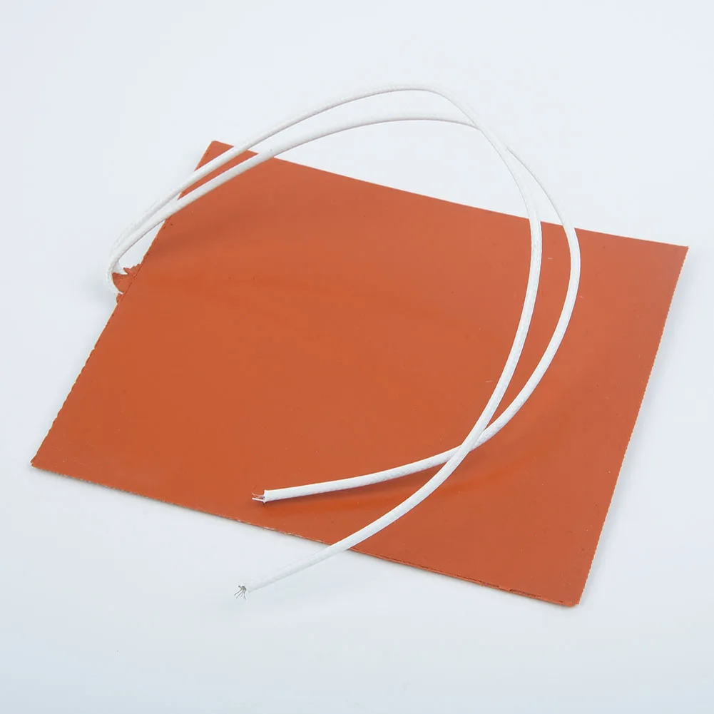 12V 12W 100x120mm 실리콘 히터 패드, 자동차 연료 오일 탱크 물 탱크 배터리용 프린터 가열 베드 난방 매트, 1 개