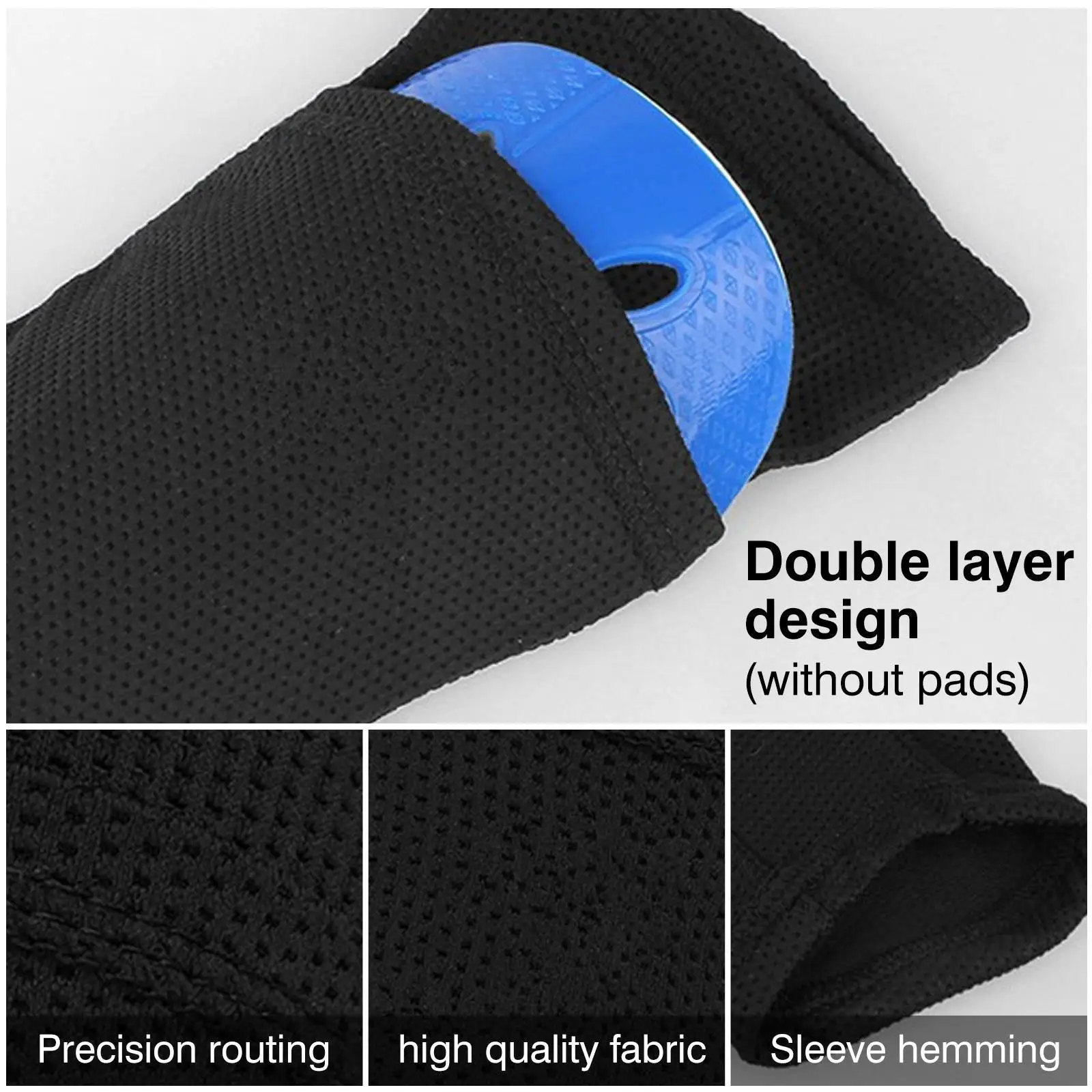 Soccer Shin Guard Sock Double layer Football shin pads holder Instep Socks Guard Soccer Sleeves for Kids Boys Men K2D4