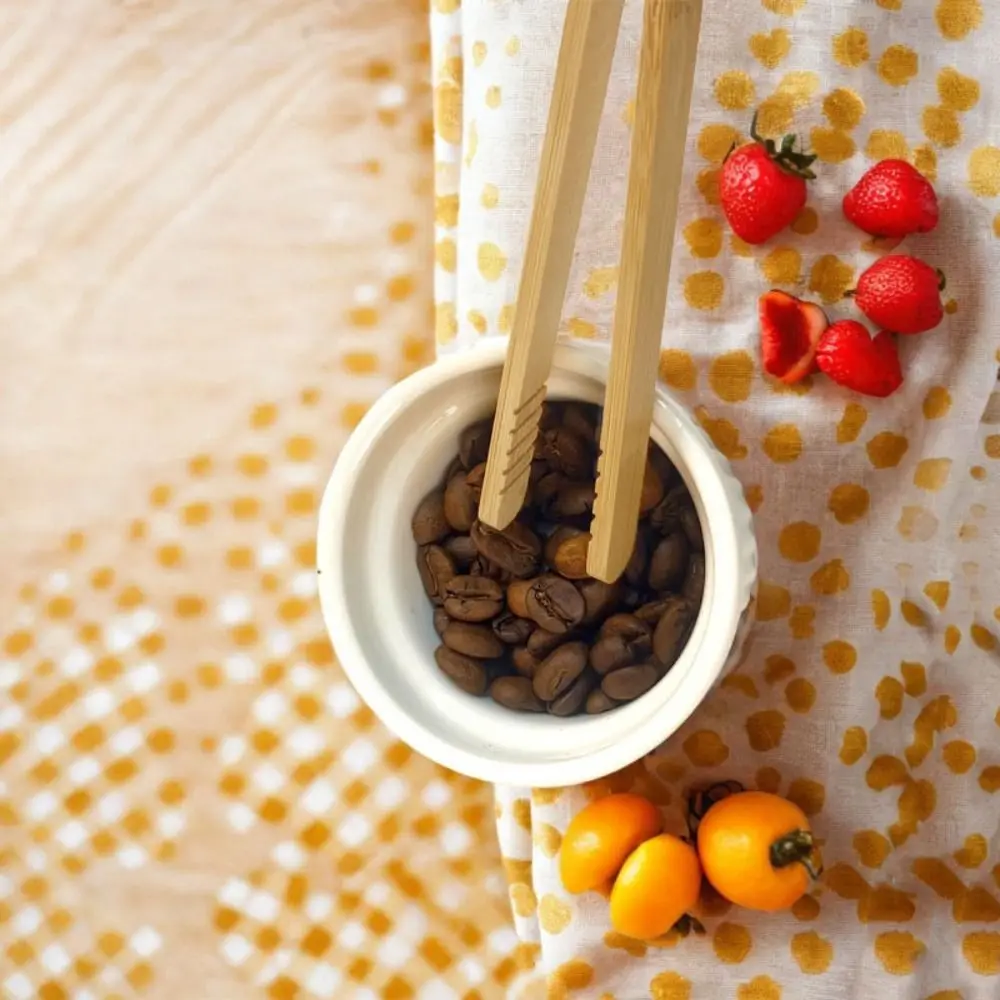 Square-headed Magnetic Bamboo Toast Tong Anti-scalding Anti-slip Bread Clip Long Handle Food Clamp Grilling Accessories