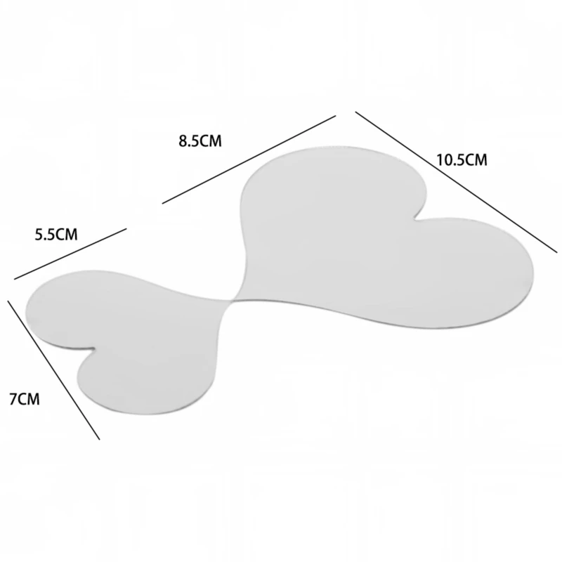 Description Picture 2 of item10pcs 3D Mirror Wall Sticker Love Hearts Acrylic Self Adhesive Tile Decals Removable DIY Home Decor Art Mirr