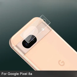 Tempered Glass 3D Camera Lens Protector - Durable Lens Cover & Protection Film - 2 Pieces (For Pixel 8A)