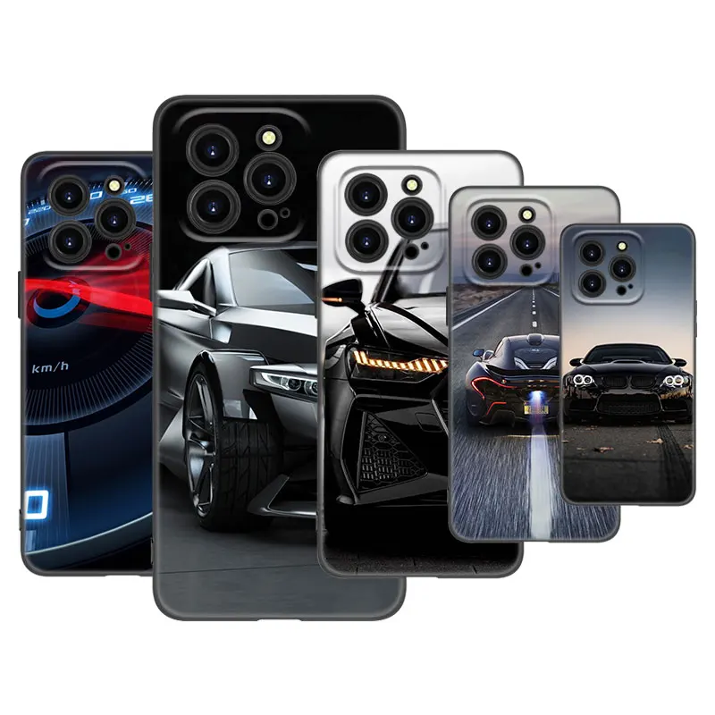Спортивный крутой автомобильный чехол для телефона Apple iPhone 13 12 Mini 11 Pro XS Max X XR 8 7 6S 6