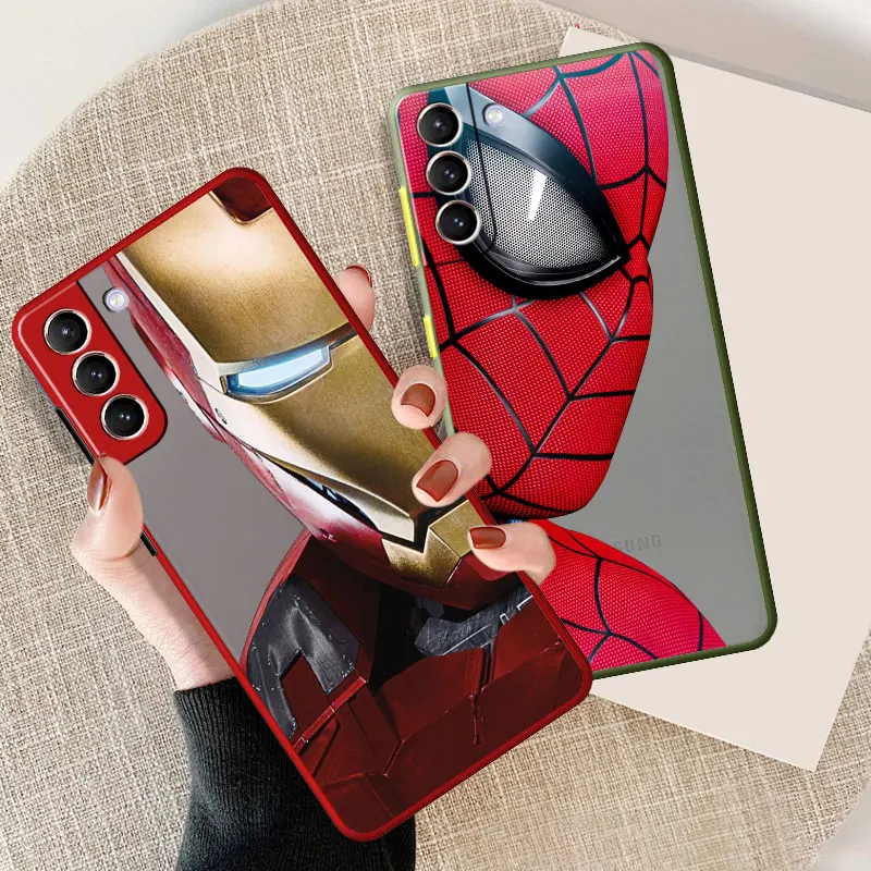 Marvel Ironman Custodia Per Telefono Spiderman Per Samsung Galaxy S8 Note 9 8 Note 10 Plus S10 Plus Note 20 Custodia Rigida Per Pc Ultra S9