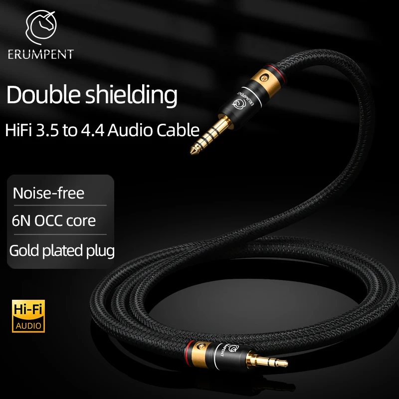 ERUMPENTHiFi35mmto44mmAudioCableHighQualityDualShielding