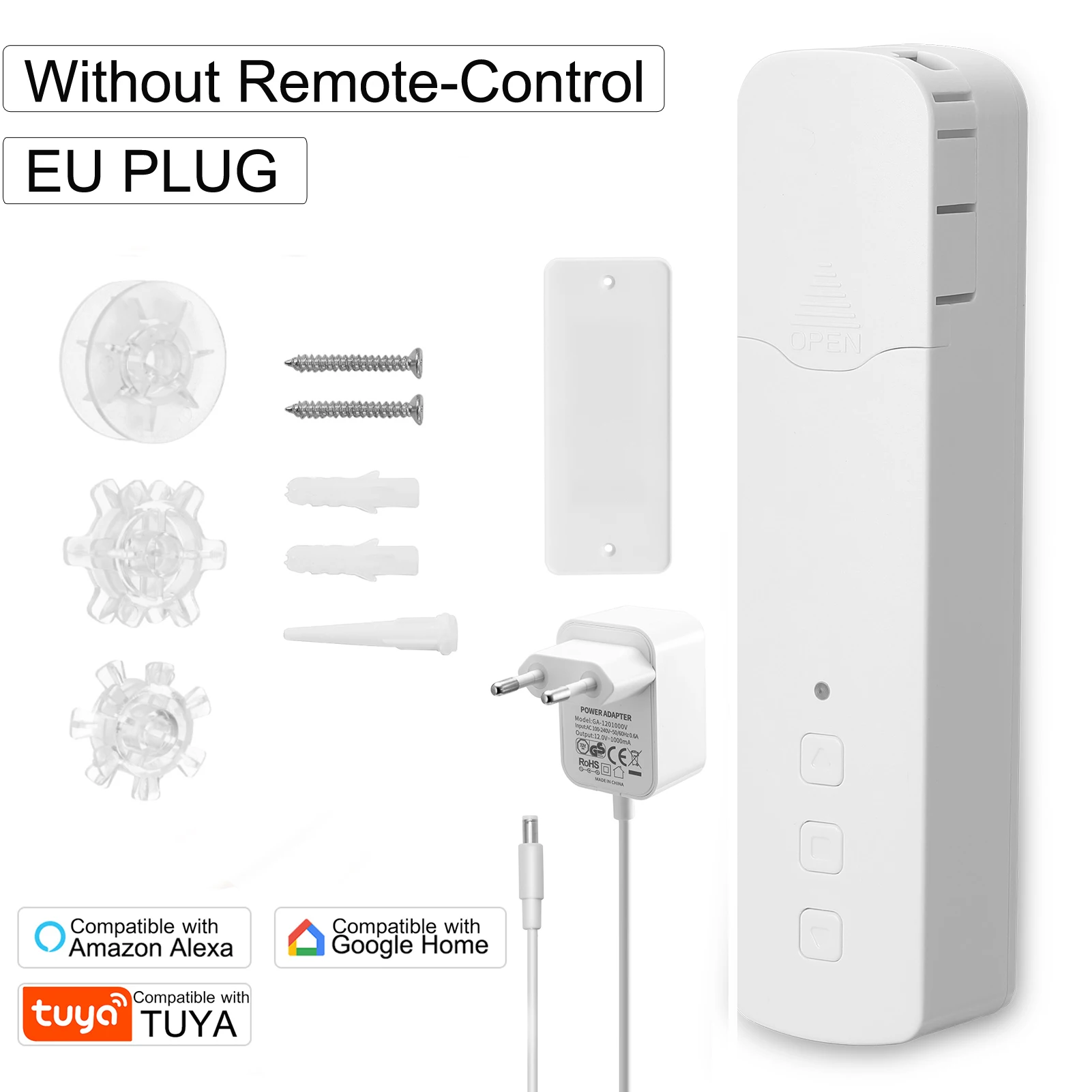 

Tuya WIFI M515EGWT Intelligent Pull Bead Curtain Motor Smart Motorized Chain Roller Blinds Compatible with Alexa Google Home