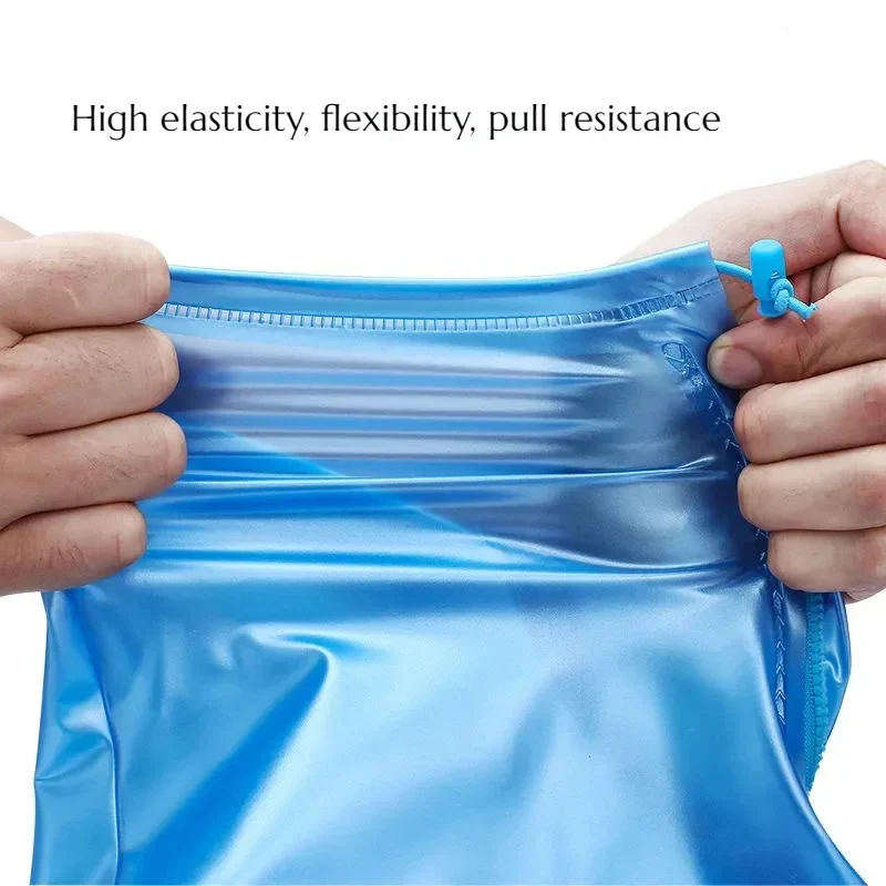 Shoe covers Waterproof Shoe Cover Silicone Sport Rain Boot Cover with Layer Non-slip Material Wear-resistant Thick Shoes Unisex 1 Pair