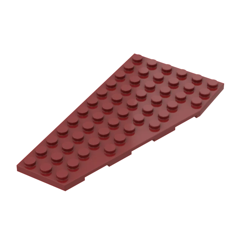 1Pc MOC Parts 30355 Wedge Plate 6 x 12 Left Compatible Bricks DIY Assmble Building Blocks Particle Kid Puzzle Brain Toy Gift 4