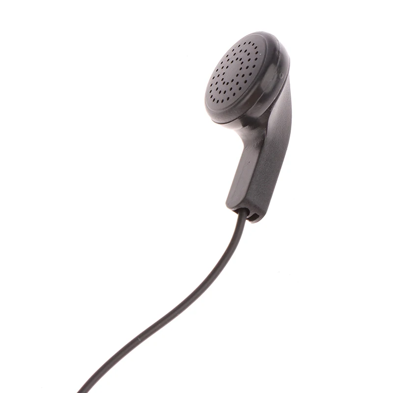 1Pc Earpiece 3.5mm Plug Single Headset Headphone Earphone for Laptop PC Headset