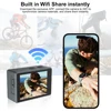 Ourlife MTR40 Pro Action Camera 5K Video IPS Touch LCD 30M Waterproof Anti-Shake HD WiFi Sports Camera With Wireless Microphone 5