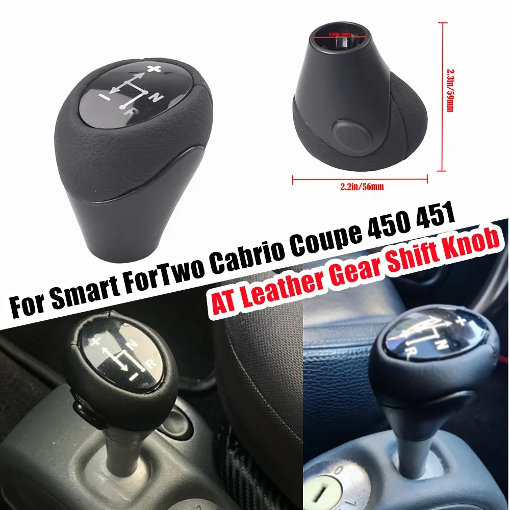 Per Smart City-Coupe 450 Fortwo Cabrio Fortwo Coupe 451 450 Nuovo Cambio Automatico In Pelle Leva Leva Del Cambio