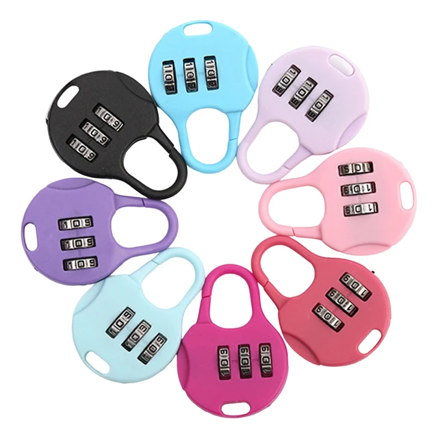 Introducing the 1PC Mutilcolor Mini Password Padlock: A Secure Solution for Your Valuables