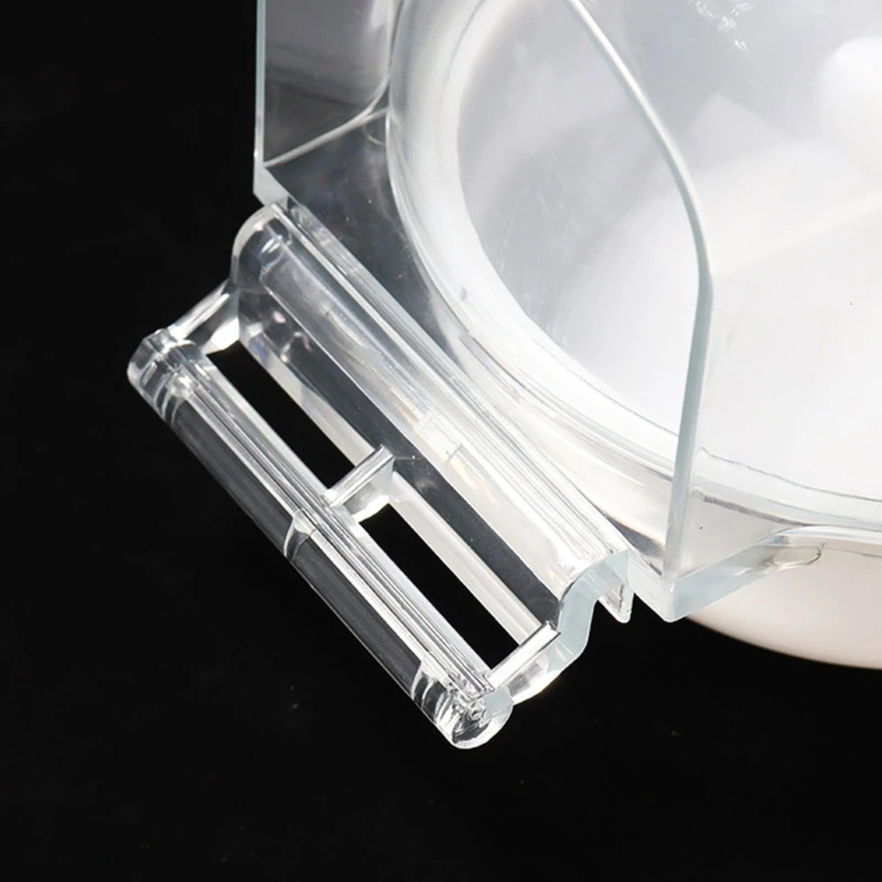 Parrot Bathtub For Cage Pet Bird Bath Tub Screw On Parrot Bath Tub Shower Box Transparent Bathing